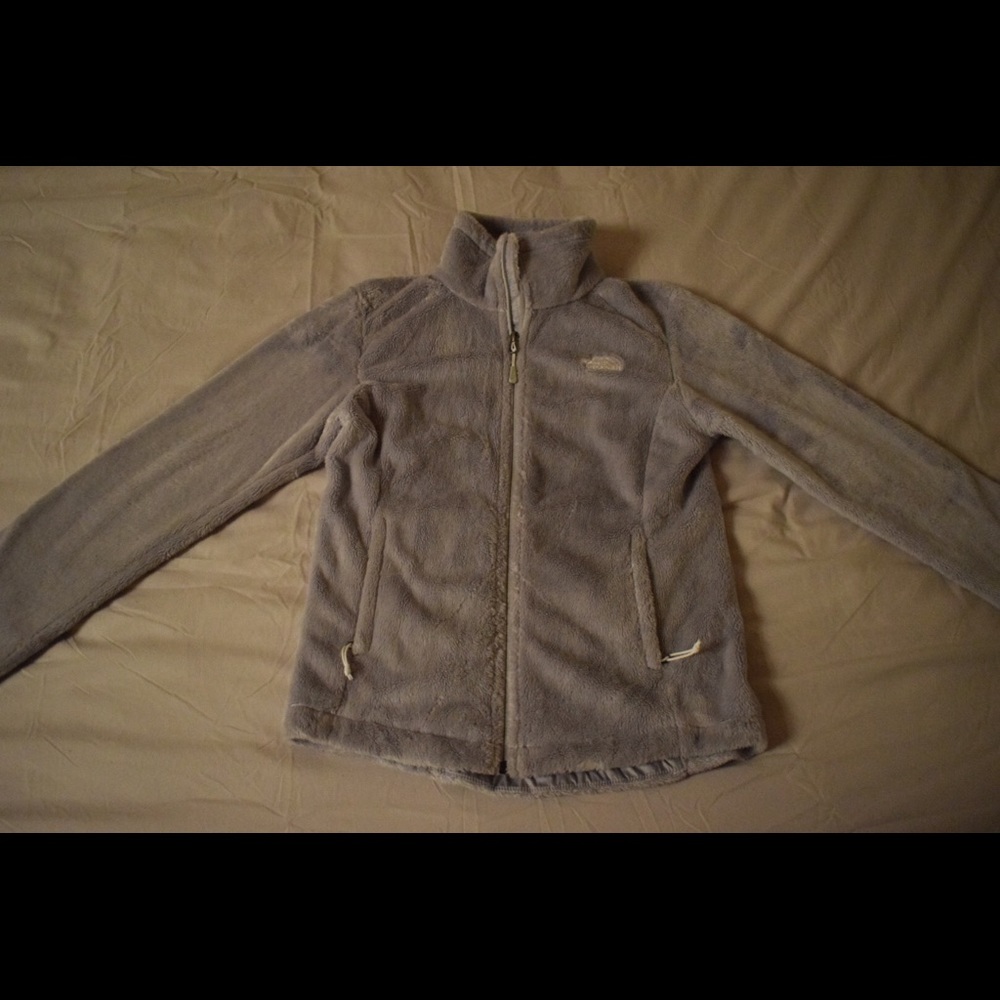 The North Face Women's fleece jacket grey size xs
