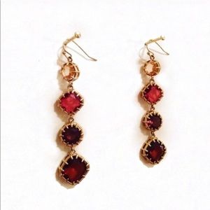Gemstone Dangle Earrings