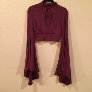 Nasty Gal Fitted Crop Top