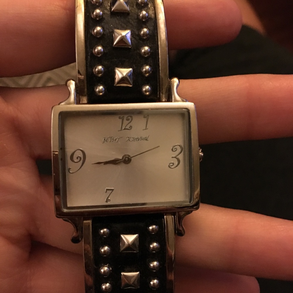 Betsey Johnson stud watch!