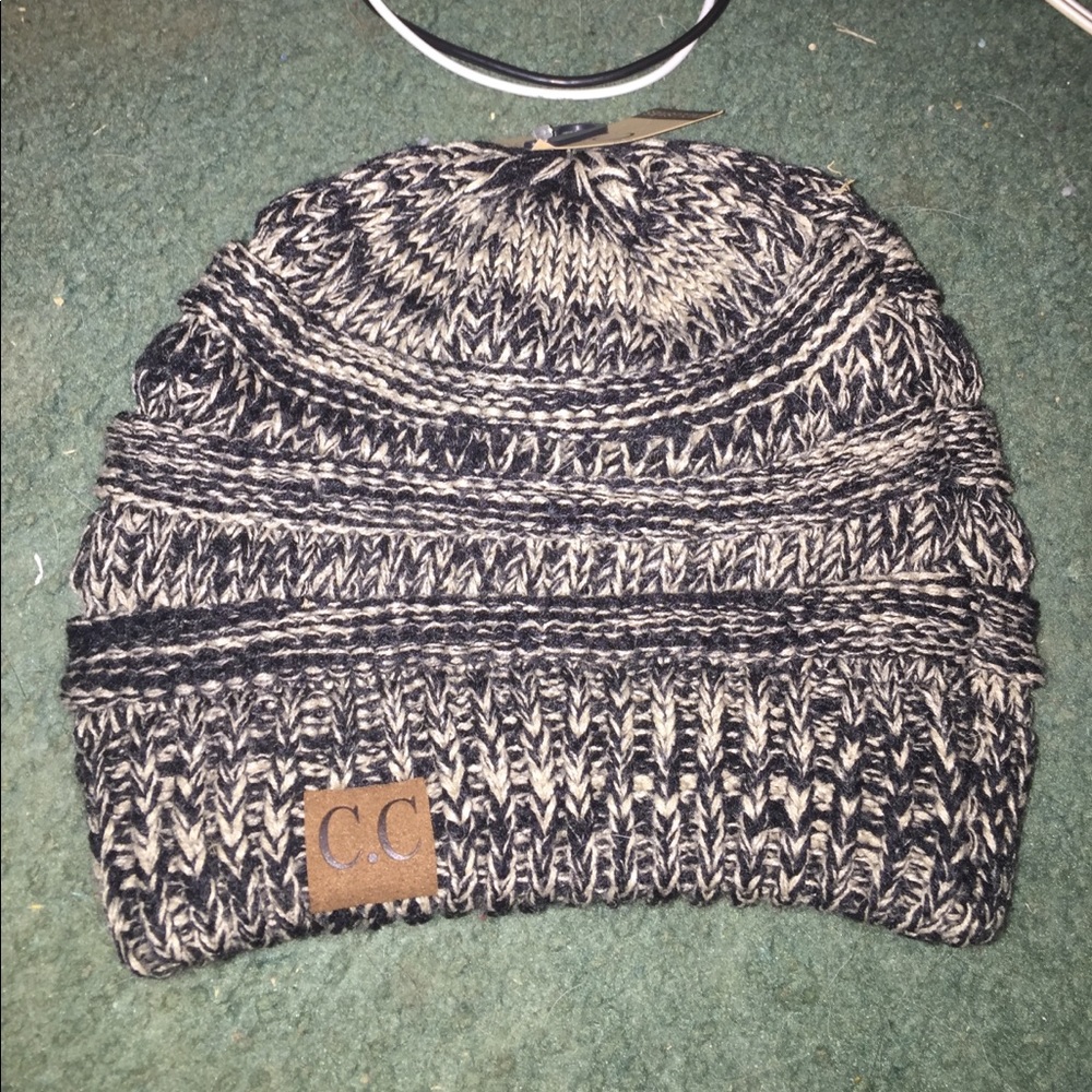 Black and Tan CC Beanie