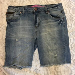 Tinseltown denim couture shorts size 7