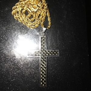 Cross and necklace