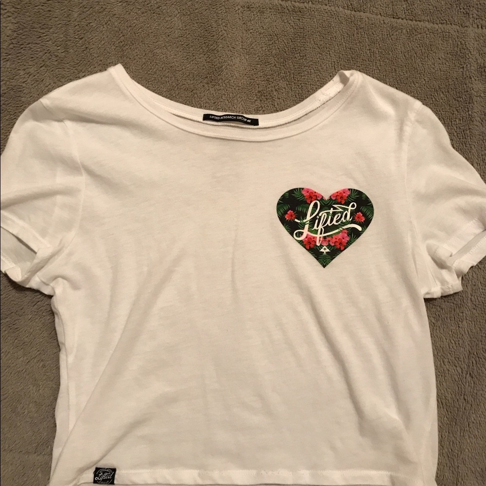 pacsun cropped t-shirt