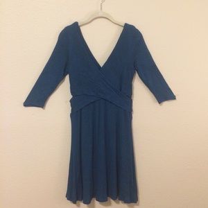 Amadi Fara Blue Wrap Dress