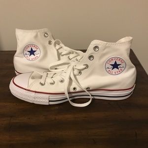 White converse all star high tops