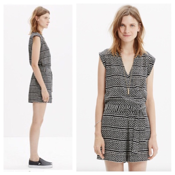 Madewell Pants - Madewell kimono romper in tidal wave size XS