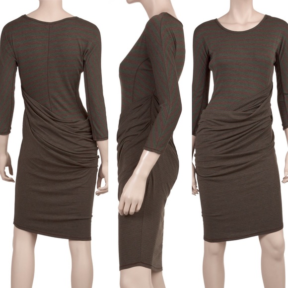 Just in time for F🍁LL Draped Dress - Picture 2 of 5