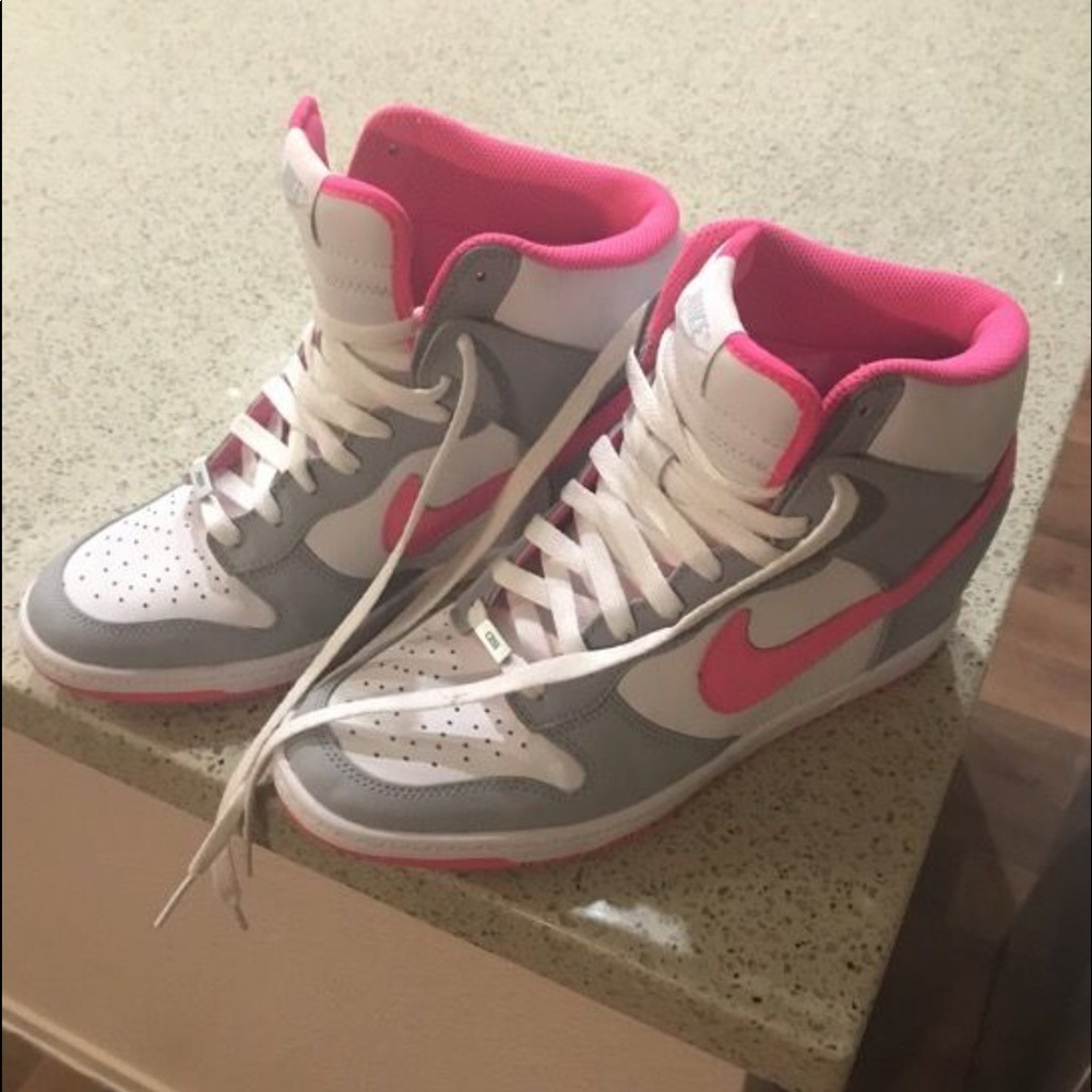 Brand new women's custom made Nike heel sneaker