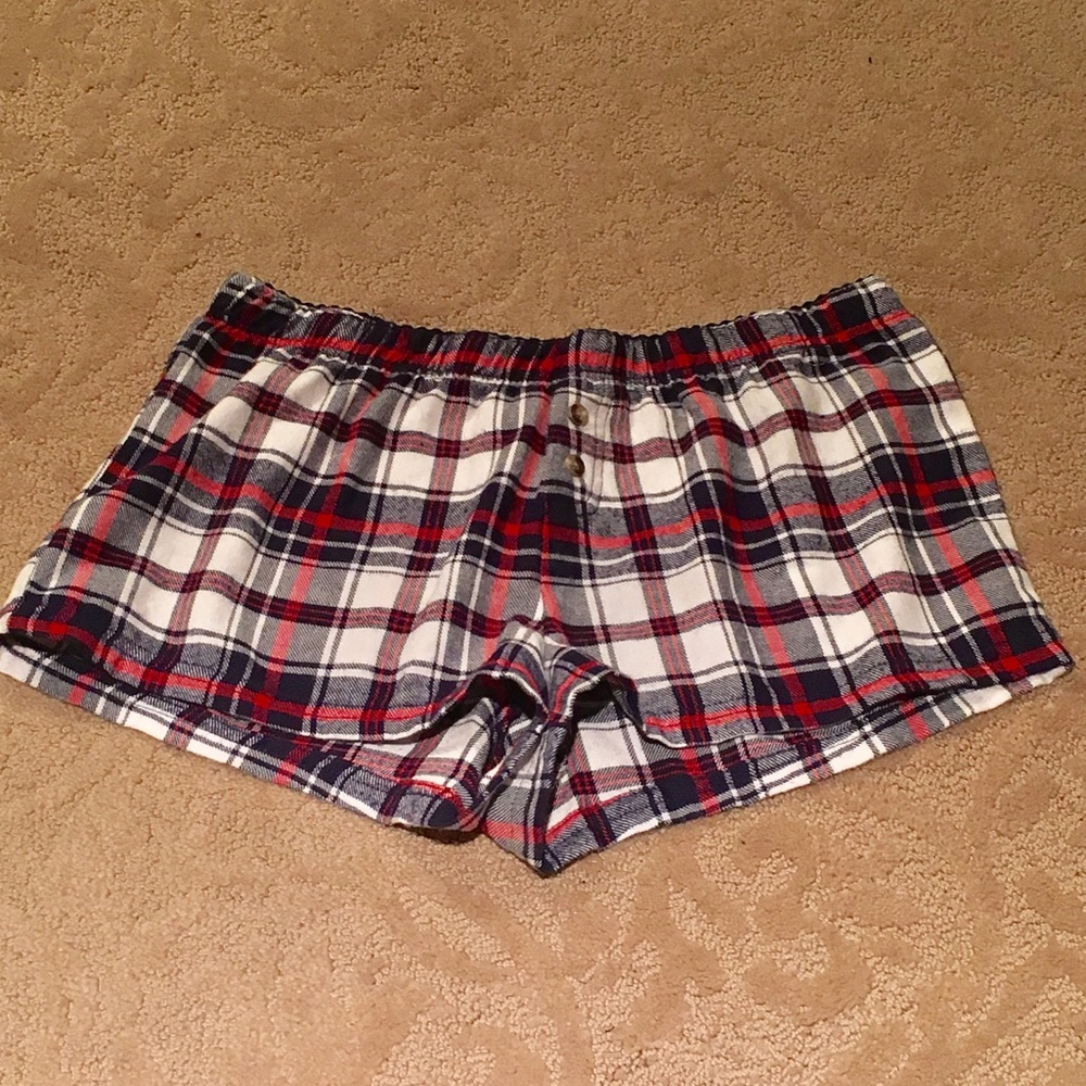 Free Press Nordstrom Plaid Sleep Shorts