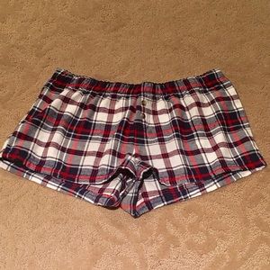 Free Press Nordstrom Plaid Sleep Shorts