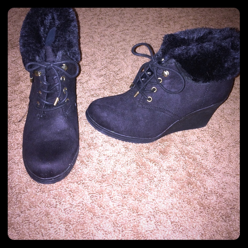 Black boots
