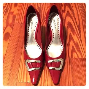 BCBGirls Red patent leather shoes
