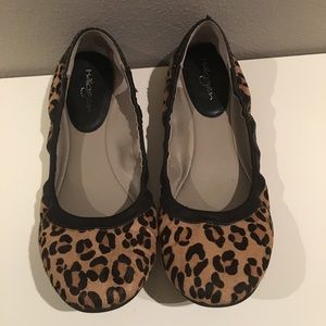 Leopard print ballet flats