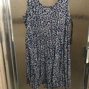 mini floral dress open back