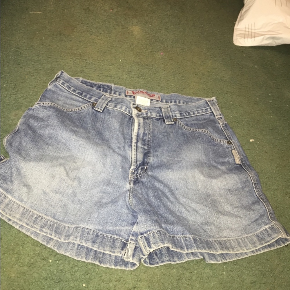 Silver Jean Brand Blue-Jean Shorts