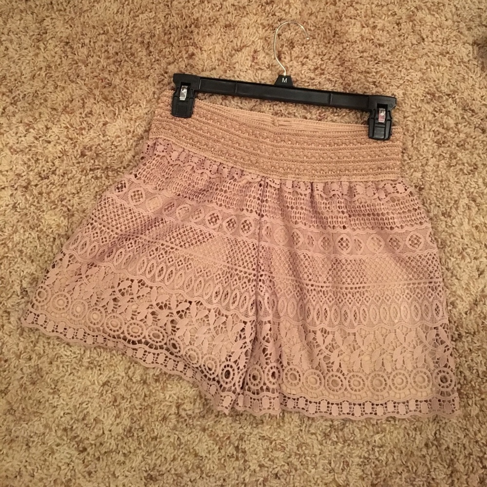 Francesca's tan shorts