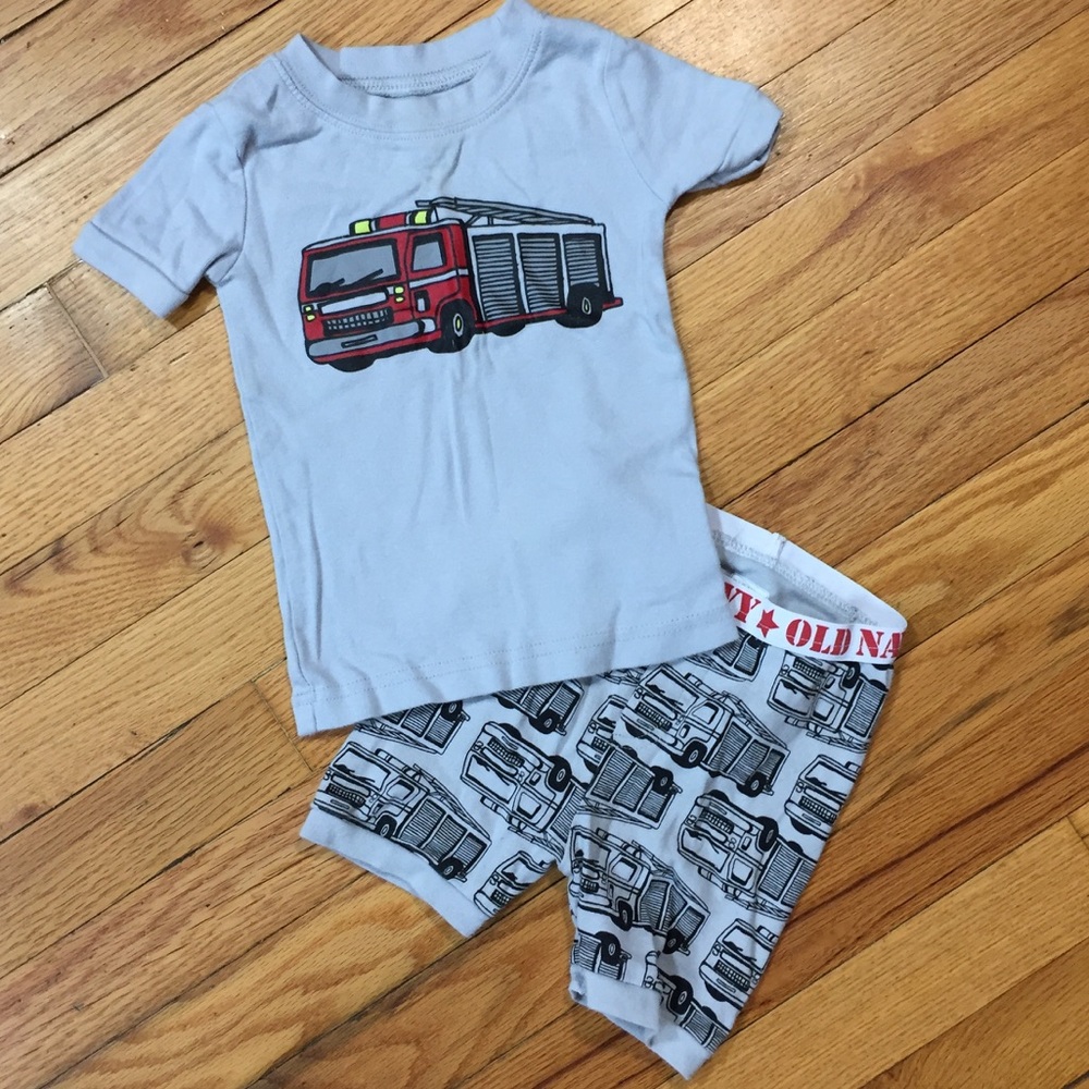Old Navy Firetruck Pjs