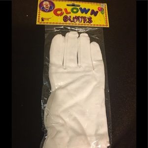 White costume gloves
