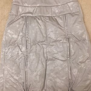 Issey Miyake Silver Puff Skirt Size 2