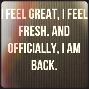 I'm back and ready to start posting all new items!