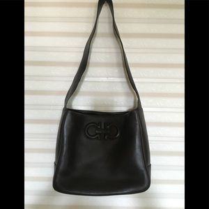 Salvatore Ferragamo Brown Leather Bag