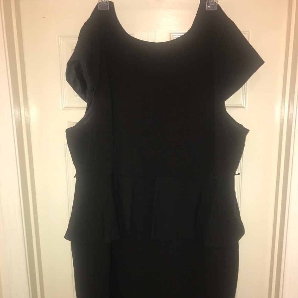 JCP Worthington Peplum Black Dress