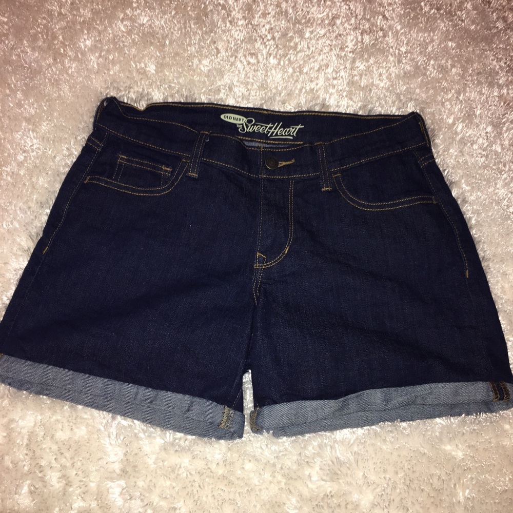 Old Navy Sweetheart Jean Shorts Sz 4