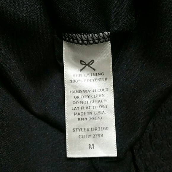 Nordstrom Everly black embossed fit & flare dress - Picture 7 of 8