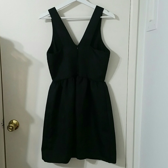 Nordstrom Everly black embossed fit & flare dress - Picture 4 of 8