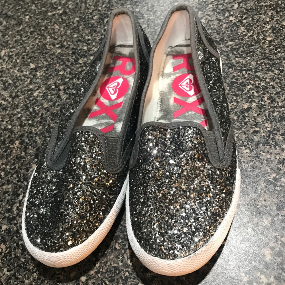 Roxy Sparkly Slide-On Sneakers