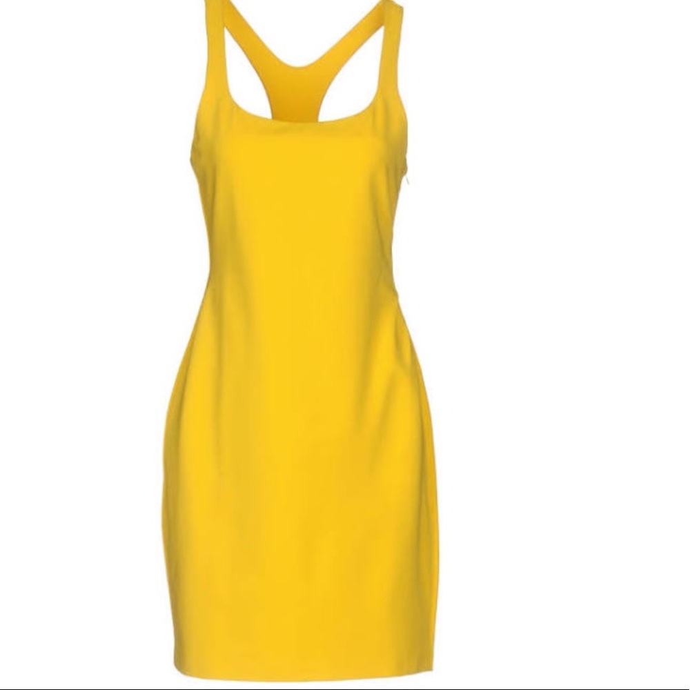 Dsquared2 Women's Yellow Short Dress Size L