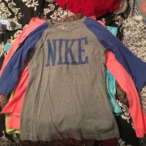 Nike quarter sleeve slim fit shirt