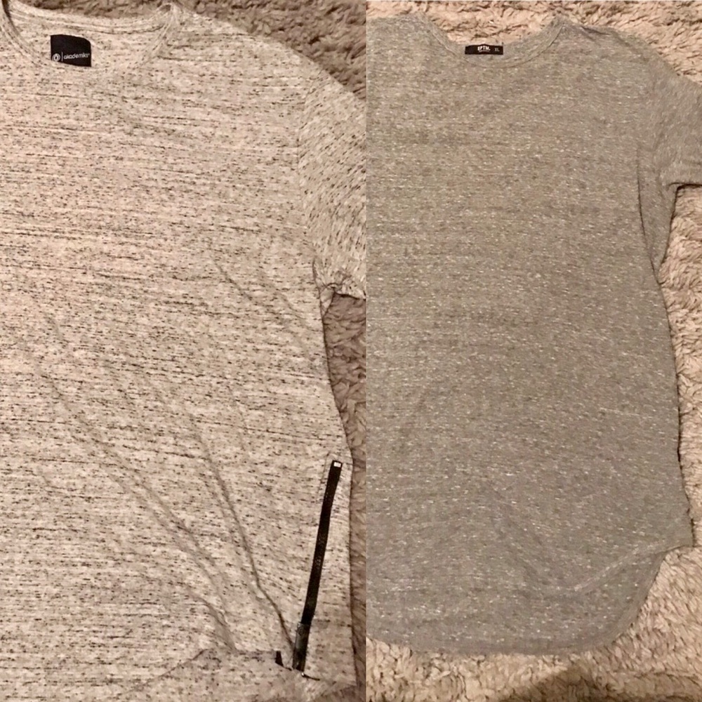 Bundle TWO Stylish Elongated T Shirts