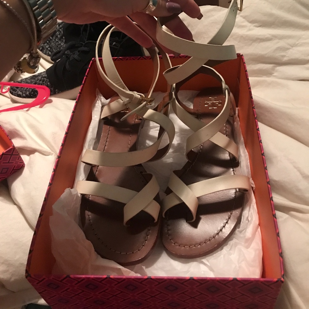 Tory Burch wrap sandals