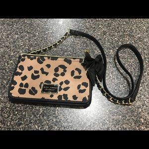 Betsey Johnson Leopard Crossbody