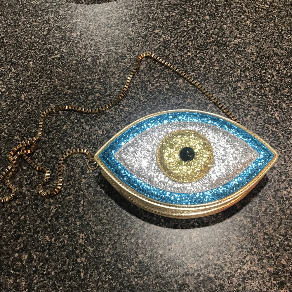 Sparkly Eye Vintage Crossbody Purse