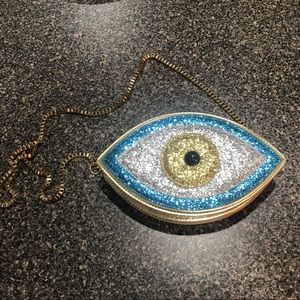 Sparkly Eye Vintage Crossbody Purse
