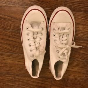 Size 10 white chucks