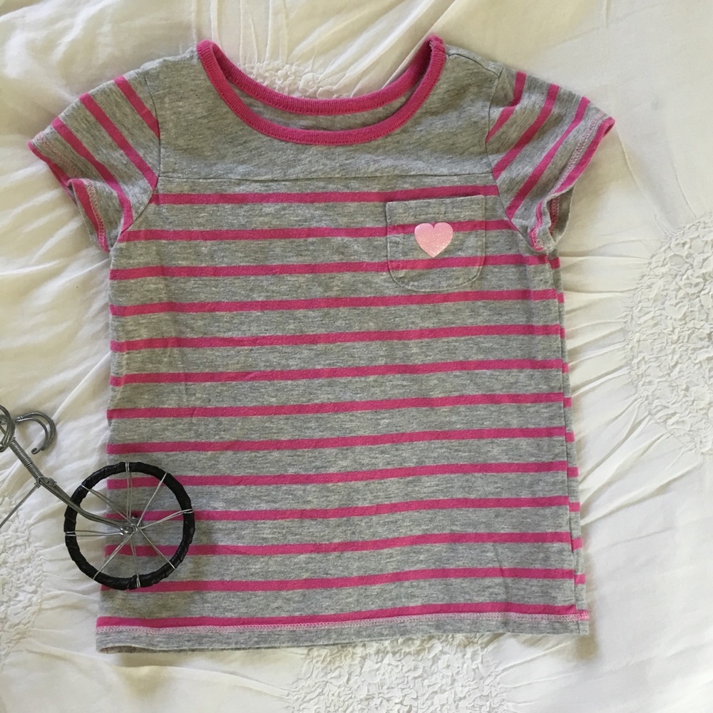 Est 1989 Place Striped Toddler Girls T-Shirt (3T)
