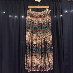 Boho slit skirt