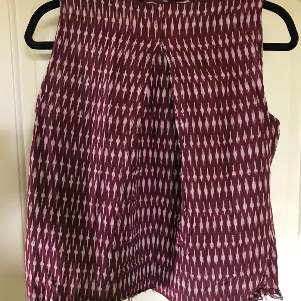 button up madewell printed tank top!! - Picture 5 of 5