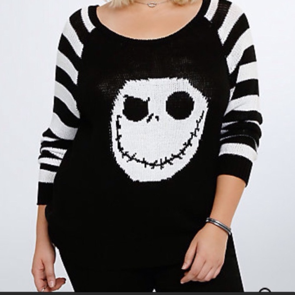 ISO jack skellington sweater size 3x/4x