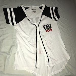 Base ball jersey style shirt