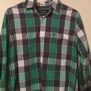 American Eagle Long Sleeve Button Up
