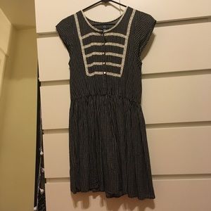 Free people Black Polka dots Dress