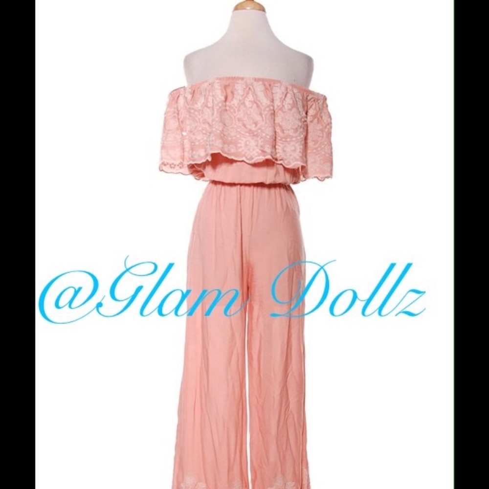 Blush color jumpsuit