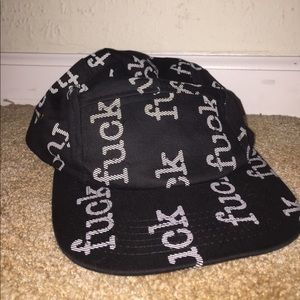 "FUCK" camp cap Supreme