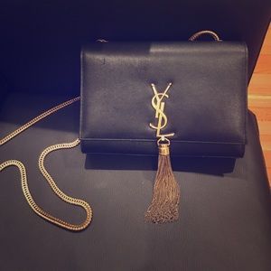 CLASSIC SAINT LAURENT MEDIUM KATE TASSEL SATCHEL