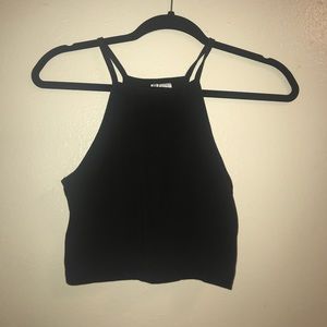black crop top